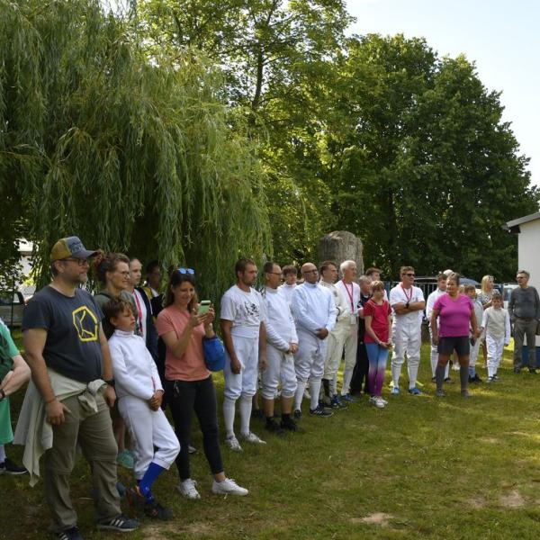 Begrussung Der Fechter Durch Den Burgermeister Von Freyburg Udo Manicke Ehrung Von Albert Gipp 03 