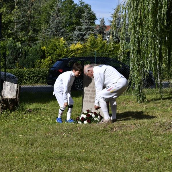 Begrussung Der Fechter Durch Den Burgermeister Von Freyburg Udo Manicke Ehrung Von Albert Gipp 06 